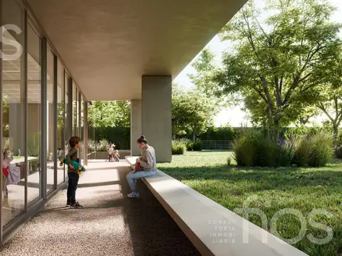 VENTA DEPARTAMENTO DOS DORMITORIOS CON AMENITIES Y ESPACIO VERDE EN CONSTRUCCION EN BARRIO LOURDES