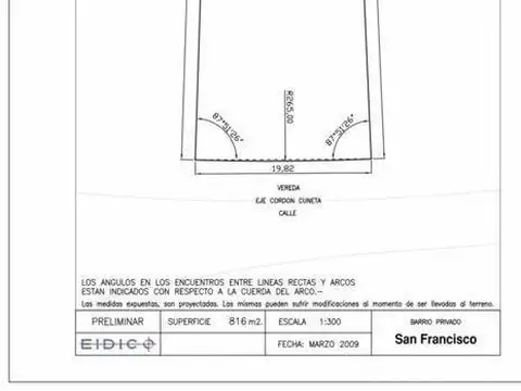 Terreno en Venta en San Francisco, USD 250.000