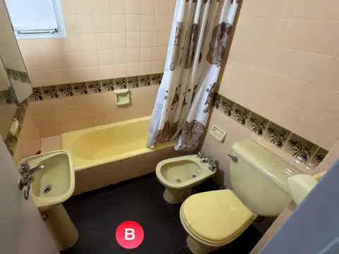 Departamento 2 ambientes con 1 baño