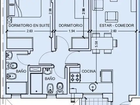 Departamento en Venta al Este