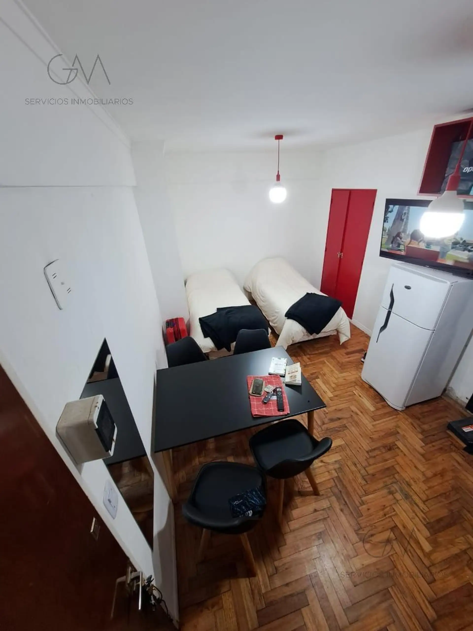 Departamento monoambiente con patio, 31m² — La Perla