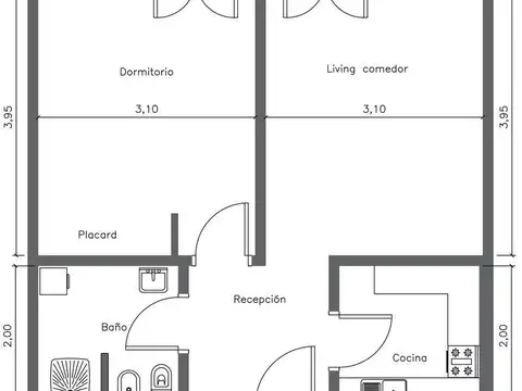 Departamento en Venta con 1 cocheras