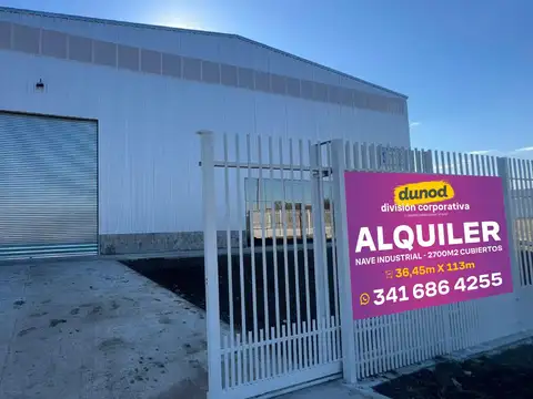 URIBURU AL 6800 ALQUILER GALPON 2700 m2 CUBIERTOS EN ROSARIO