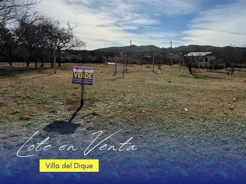 LOTE EN VILLA DEL DIQUE 