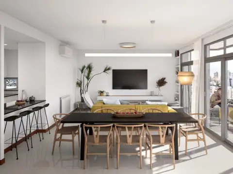 Departamento 4 ambientes con 2 baños