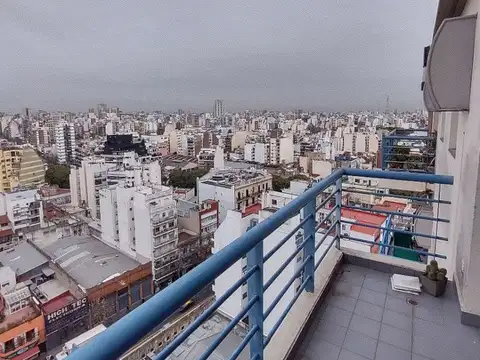 2 ambientes balcón vista panoramica Villa Crespo piso alto