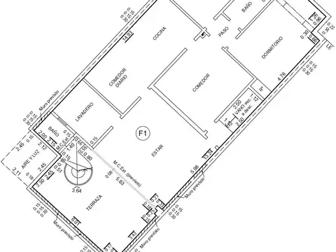 Tipo Casa refaccionado en Primer Piso Unico con Entrada Independiente