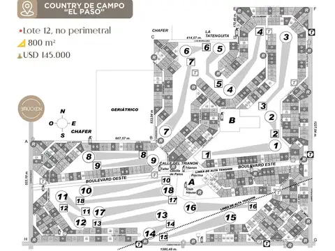 Terreno en Venta en Santo Tome, USD 145.000