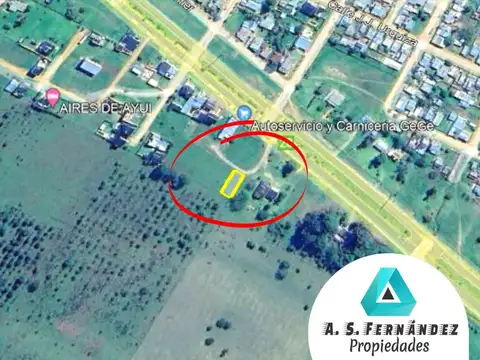 Terreno en Venta 27  mts Fondo