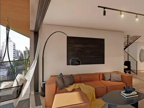 Departamento 2 ambientes con 2 baños
