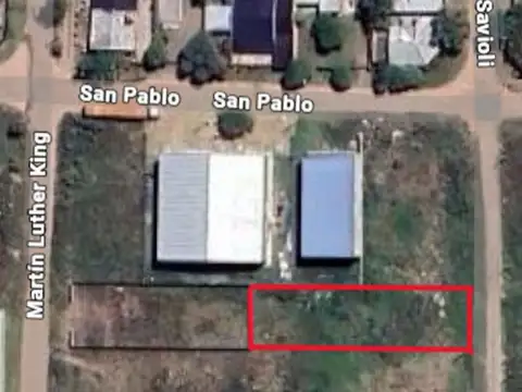 Terreno en Savioli entre San Pablo y Apóstol Juan.