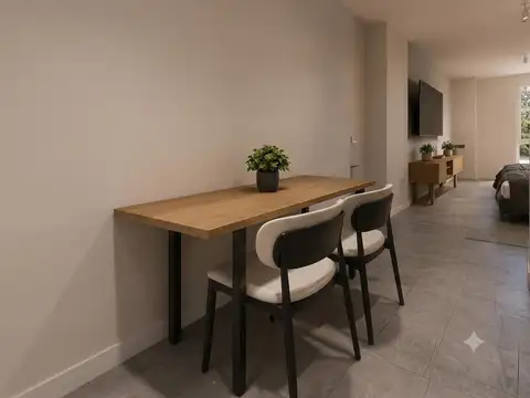 Departamento Monoambiente con 1 baño