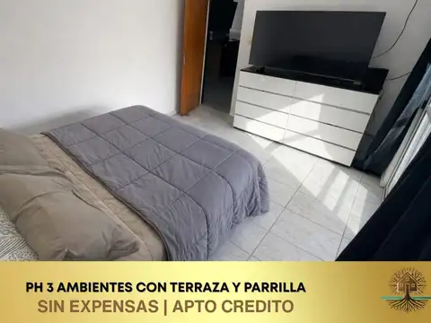 ph 3 ambientes sin expensas, patio y parrilla en Chilavert