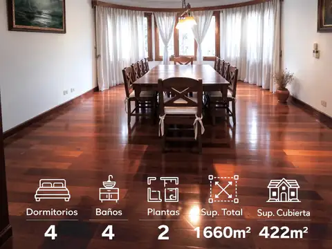 Casa 5 ambientes con 4 baños