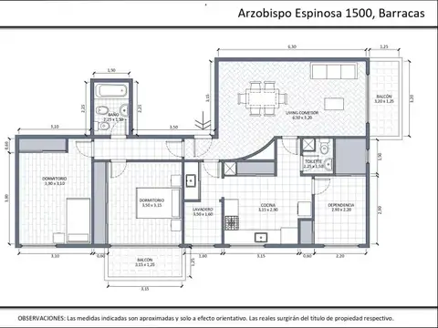 VENTA - DEPARTAMENTO - PISO 4 AMBIENTES - DOBLE BALCON - BAJAS EXPENSAS - BARRACAS