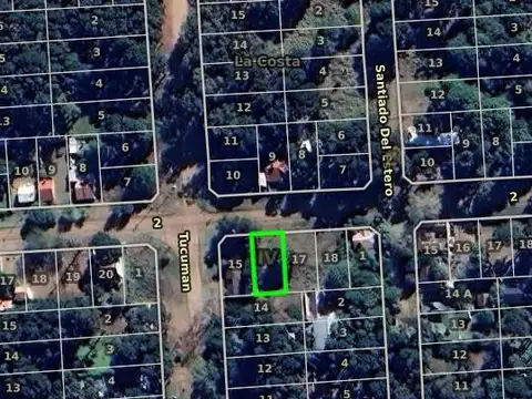 Terreno en Venta 29  mts Fondo