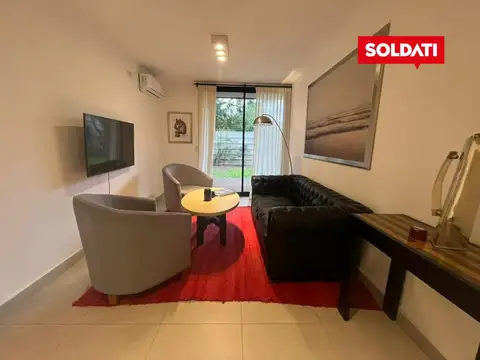 Departamento en alquiler en Green Land Pilar - tres ambientes - con jardín