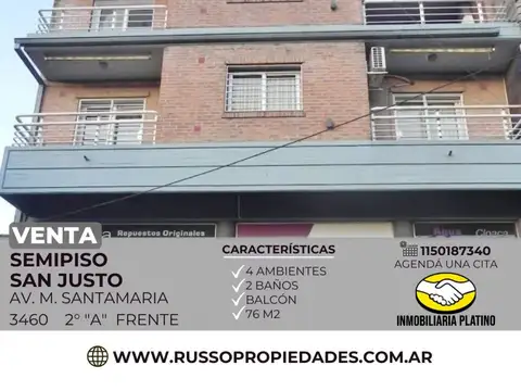 Alquiler Departamento 4 Ambientes San Justo