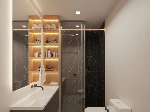 Departamento 2 ambientes con 1 baño