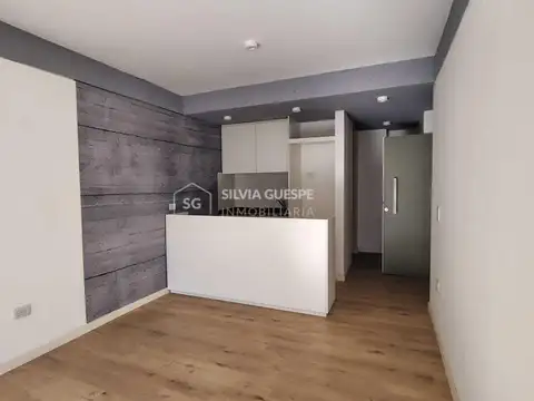 Departamento en alquiler monoambiente en parque chas, muy luminoso, edificio apto profesional