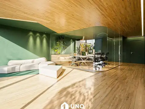 Av. Pellegrini y Maipu - Oficina. Cochera disponible. 