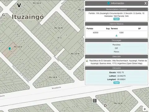 LOTE DOBLE ITUZAINGO 1350 M2 - FINANCIACION PROPIA