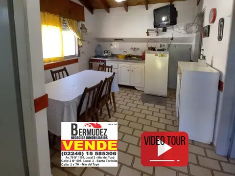 Depto 3 amb + Altillo, amoblado, calle 6 e/ 39 y 40. Santa Teresita