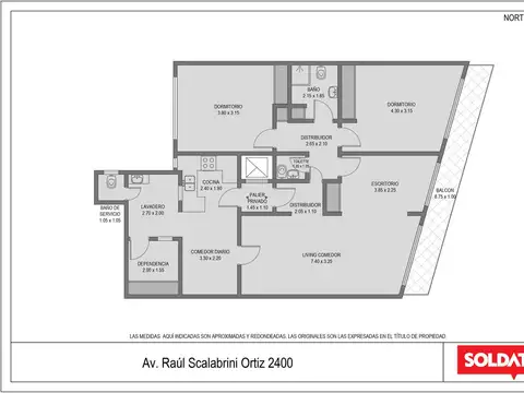 Av Scalabrini Ortíz  al 2400