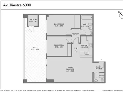 Departamento en Venta en Villa Lugano, USD 140.000