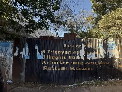 Venta Terreno baldio en Lomas De Zamora