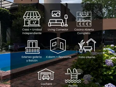 Casa 6 ambientes con 3 baños