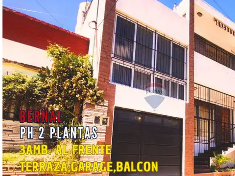 VENTA PH DOS PLANTAS 3 AMB. TERRAZA-GARAGE-BERNAL