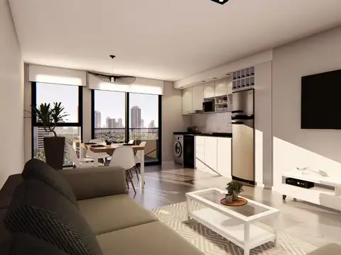 Departamento 2 ambientes con 1 baño