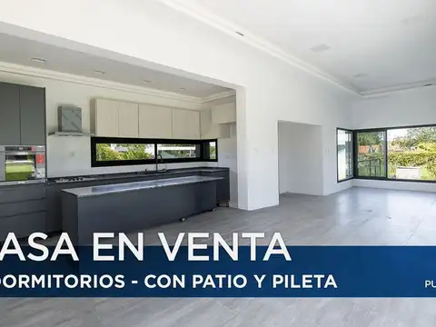 CASA EN VENTA 3 DORM PUERTO ROLDÁN