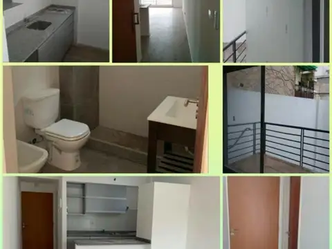 Departamento Monoambiente con 1 baño