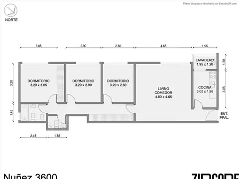 Departamento en Venta de 4 ambientes