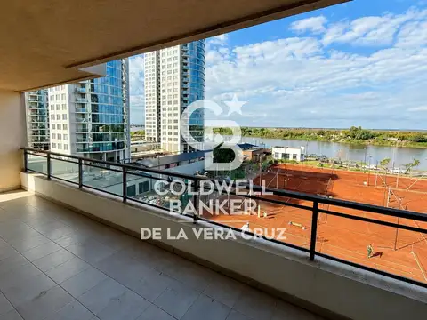 Depto 2 dor - amueblado con cochera en Amarras Torre II – Puerto de Santa Fe