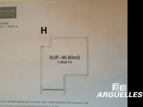 Oficina en Alquiler en Puerto Norte, USD 500