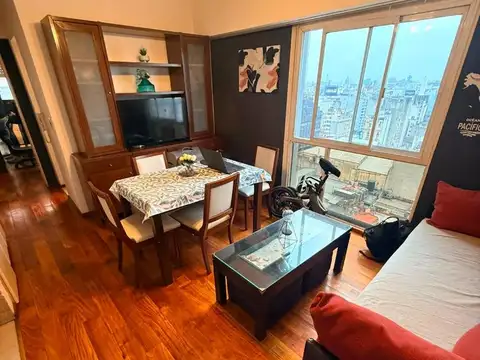 Excelente vista a la ciudad piso 19 AMOBLADO