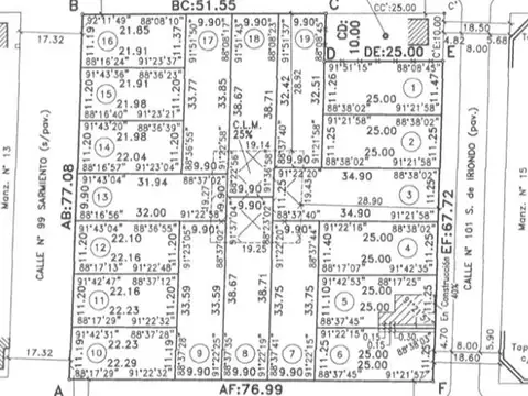 VENTA TERRENO - BARRIO NORTE.-