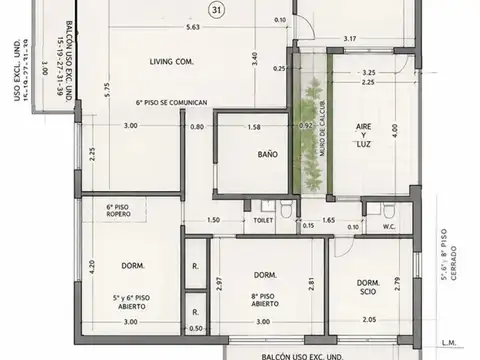 Departamento en Venta de 2 dormitorios
