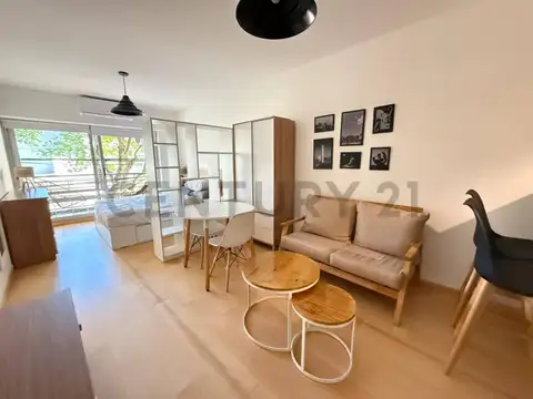 ALQUILER MONOAMBIENTE AMOBLADO BALCÓN Y COCHERA PALERMO