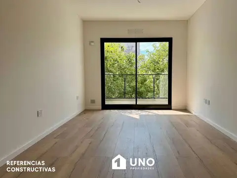 9 de Julio y Laprida - Amplio Dpto de 1 Dormitorio Externo. Cochera disponible.