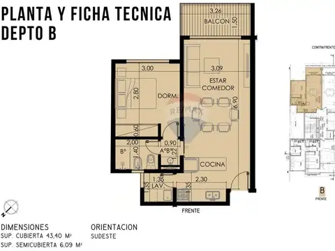 VENTA DEPARTAMENTO BERNAL CENTRO en pozo LINK CB40