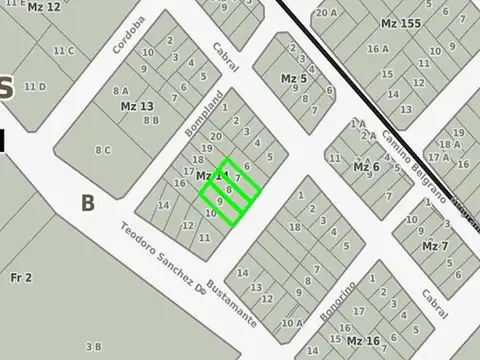 Magan e/ Sargento Cabral y Bustamante