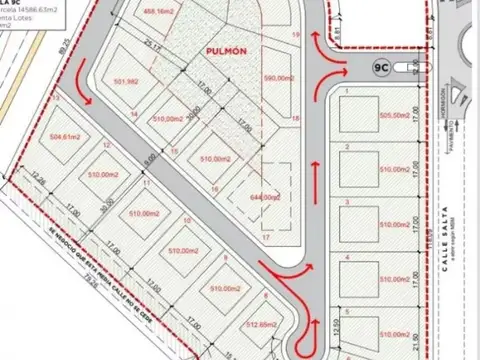 Terreno en Venta de 656,0 m2