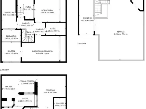 Depto Tipo Casa en Venta de 4 ambientes