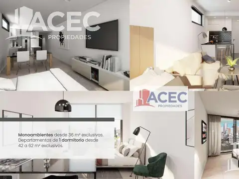Departamento en Venta de Monoambiente
