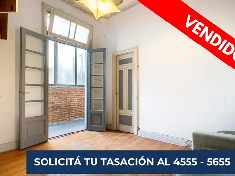 VENDIDO - DEPARTAMENTO - VENTA - VILLA CRESPO - 2 AMBIENTES - A REFACCIONAR