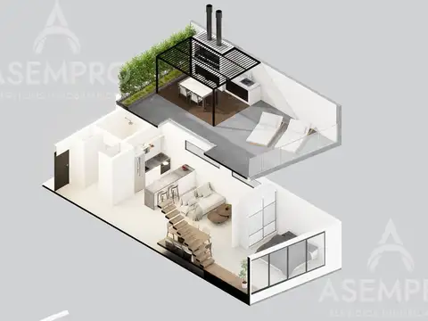 Departamento en Venta de Monoambiente